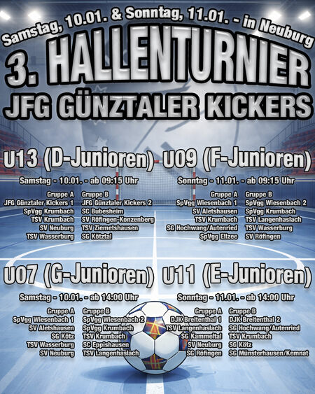 3. Hallenturnier JFG Günztaler Kickers