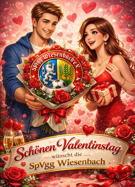 Schönen Valentinstag wünscht die SpVgg Wiesenbach