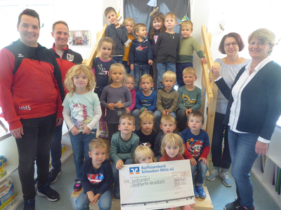 Spende an den Wiesenbacher Kindergarten - die SpVgg hilft